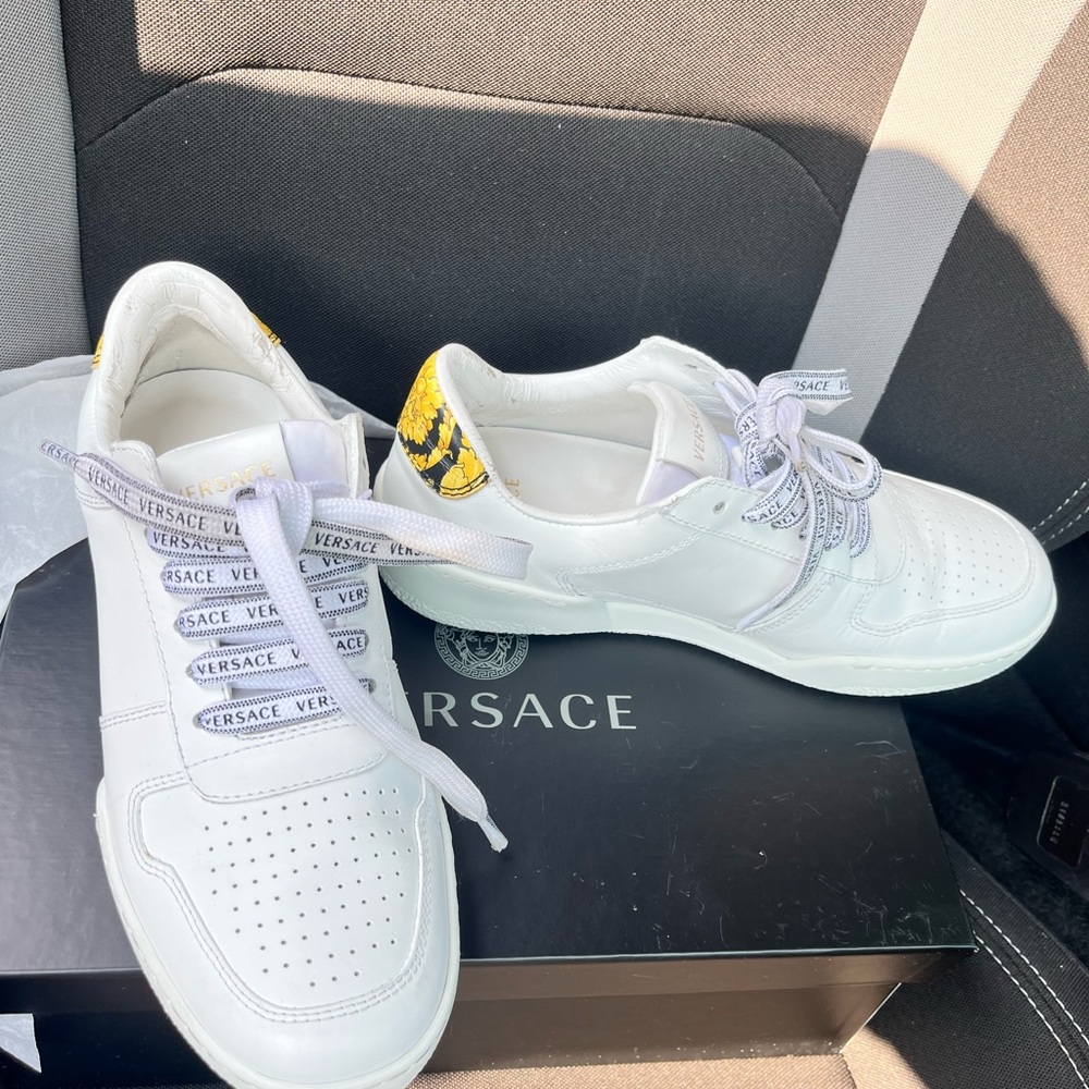 Versace Vitello tessuto Barocco sneakers size 36